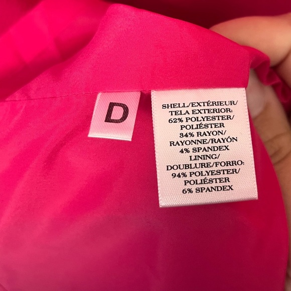 Ann Taylor Pink Half Sleeve Dress Size 12 petite mod - Picture 5 of 8